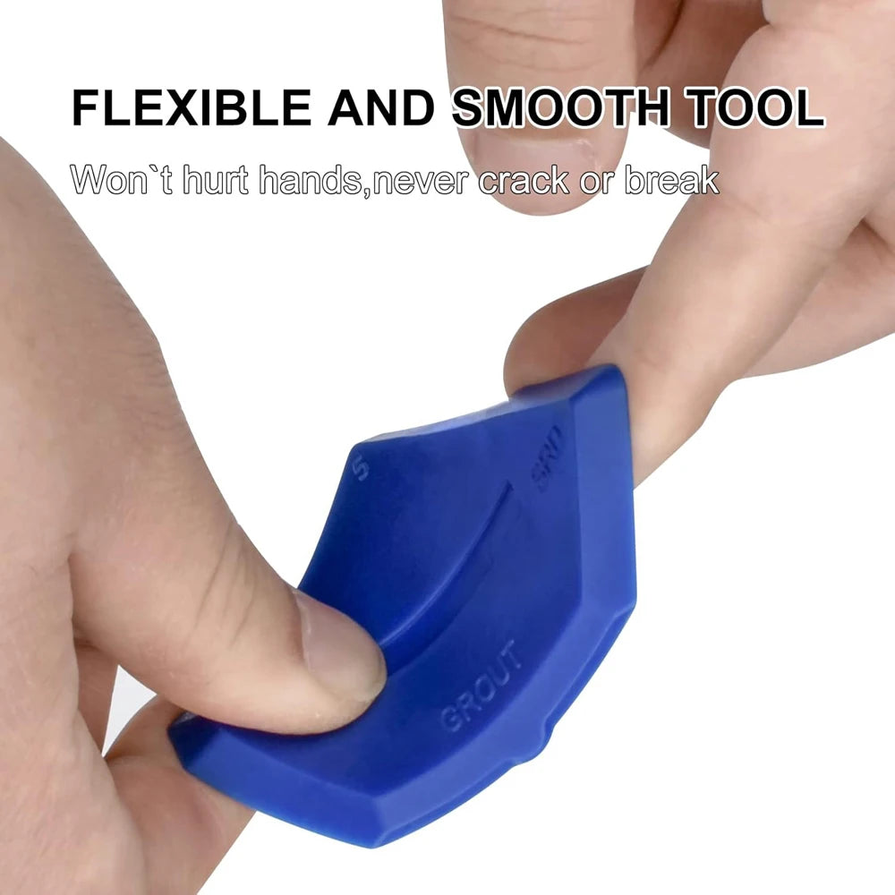 Ensemble d'outils de calfeutrage, grattoir à ciment, dissolvant de mastic pour carrelage de douche, élimination des bords des coulis, cuisine, salle de bains, spatule de nettoyage domestique 4 pièces