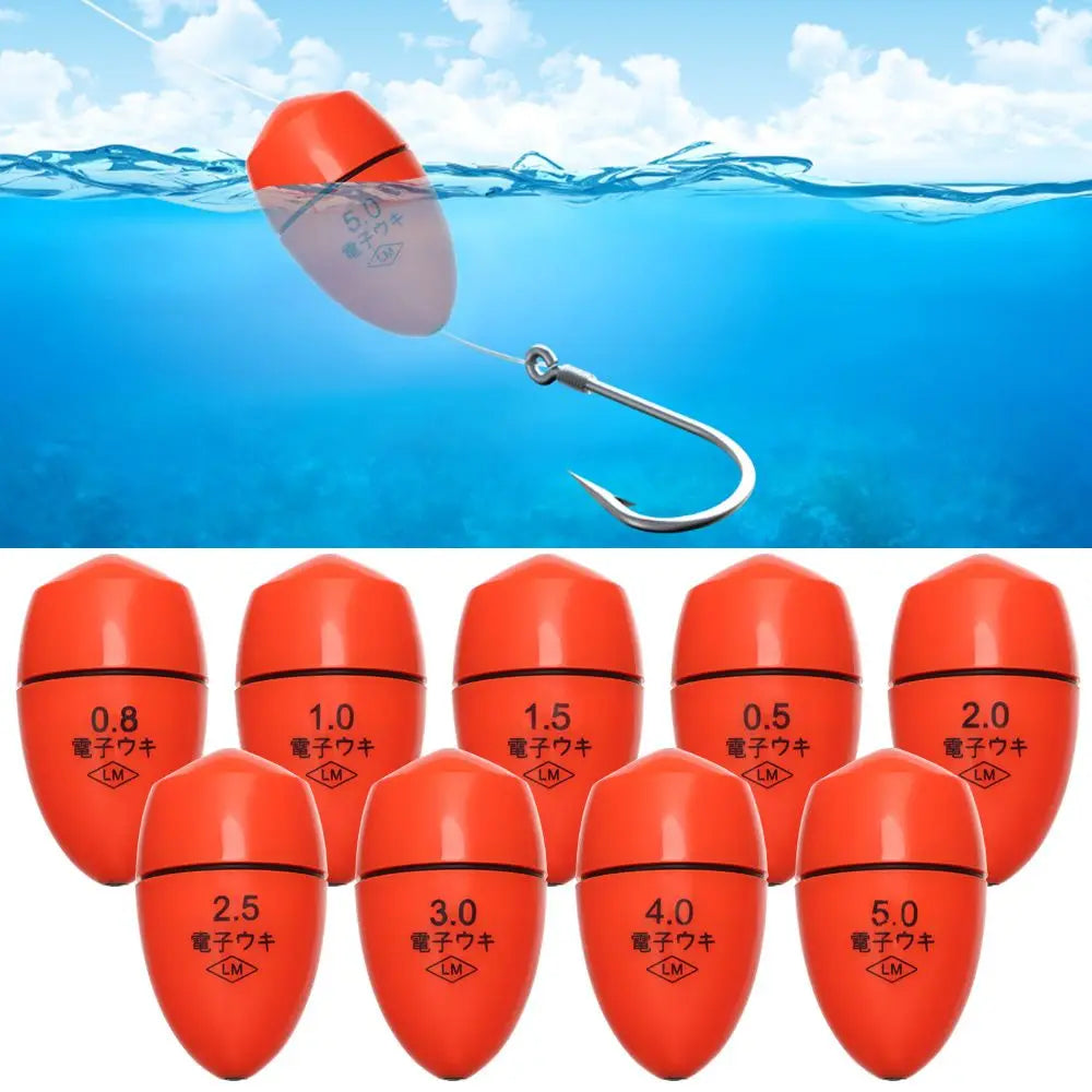 Pêche en roche à ondes flottantes électroniques avec veilleuse flotteur veilleuse électronique flotteur accessoires de pêche équipement de pêche