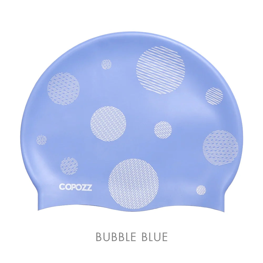Copozz hommes élastique chapeau de natation grande taille vêtements de natation professionnel adultes imperméable chapeau de natation Silicone bonnets de natation