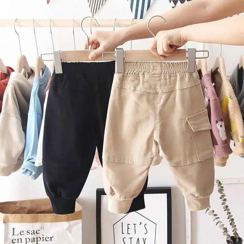 Pantalones Cargo nuevos para niños de 2 a 6 años, pantalones deportivos informales resistentes para niños, ropa para niños de 2 a 8 años