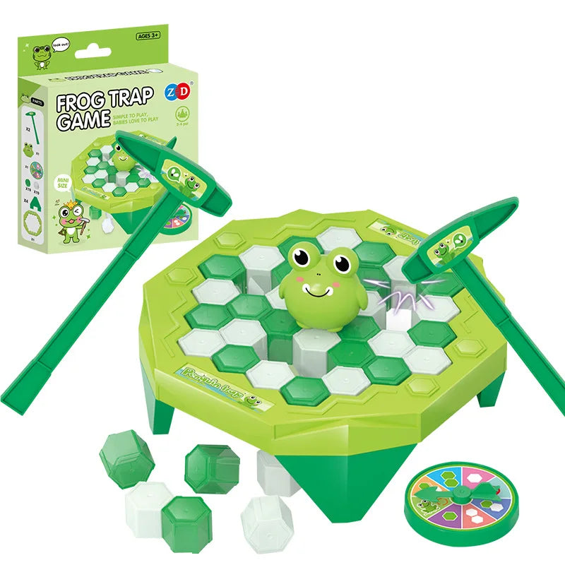 Mini jeu de piège à grenouille pingouin brise-glace, jeu de société interactif Parent-enfant, cadeaux d'anniversaire pour enfants