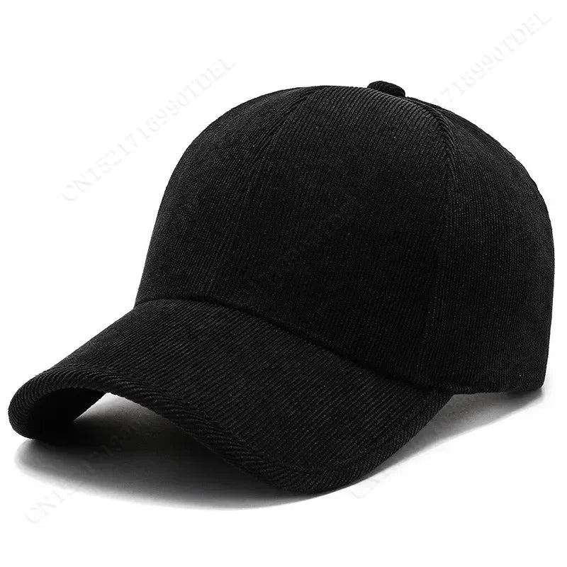 Gorra de béisbol de invierno ChimArmyGreen para hombre y mujer, gorra de pana de lujo, gorra de béisbol Snapback Hip Hop, sombreros de camionero con ventajas y zonas de seguridad