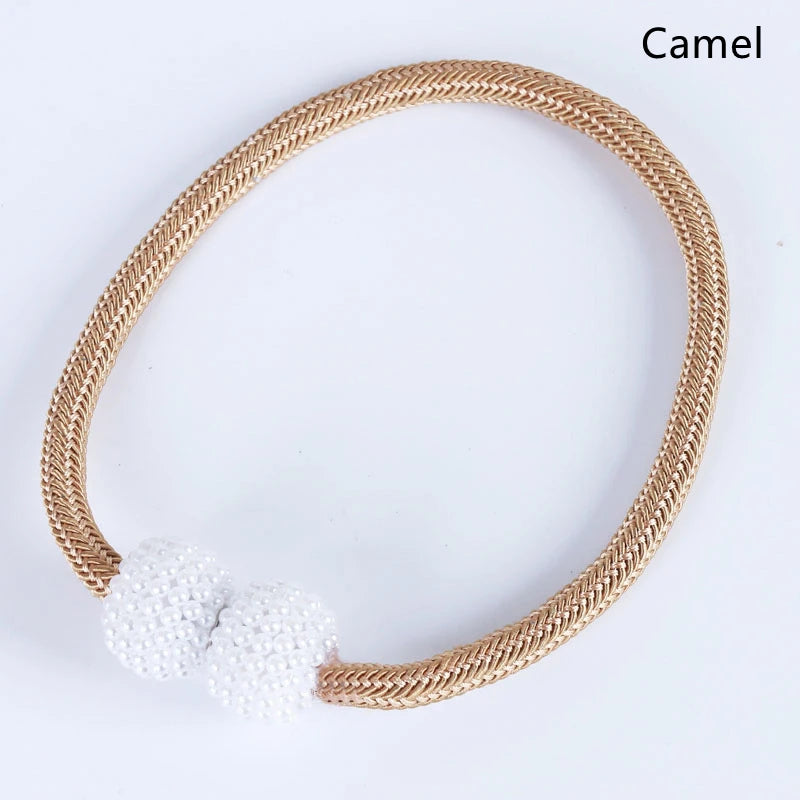 2/4 pièces perle magnétique rideau pince porte-rideau cravate boucle Clips suspendus boule boucle cravate arrière rideau décor accessoires