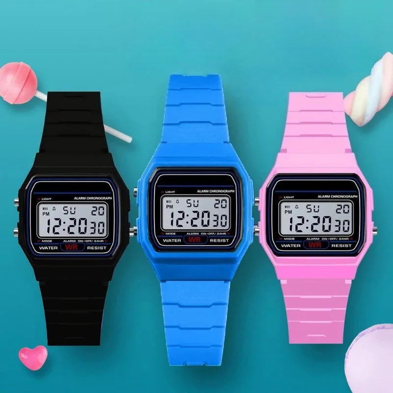 Reloj de pulsera deportivo militar analógico digital de lujo para hombre, resistente al agua, con luz LED, para niños y mujeres, con correa y alarma