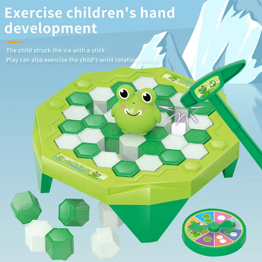 Mini jeu de piège à grenouille pingouin brise-glace, jeu de société interactif Parent-enfant, cadeaux d'anniversaire pour enfants