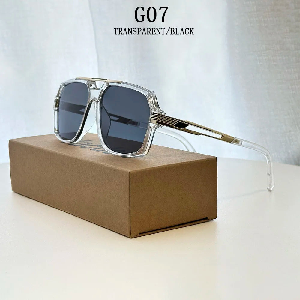 2026 Gafas de Sol de Lujo para Mujer Vintage Gafas de Sol Cuadradas para Hombre Envío Directo Gafas de Moda Gafas de Sol Hombre Gafas de Sol Mujer