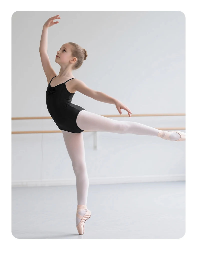 Justaucorps de Ballet en Nylon pour enfants, Test professionnel, sans manches, dos en V, gymnastique, danse, maillot de bain d'été pour enfants