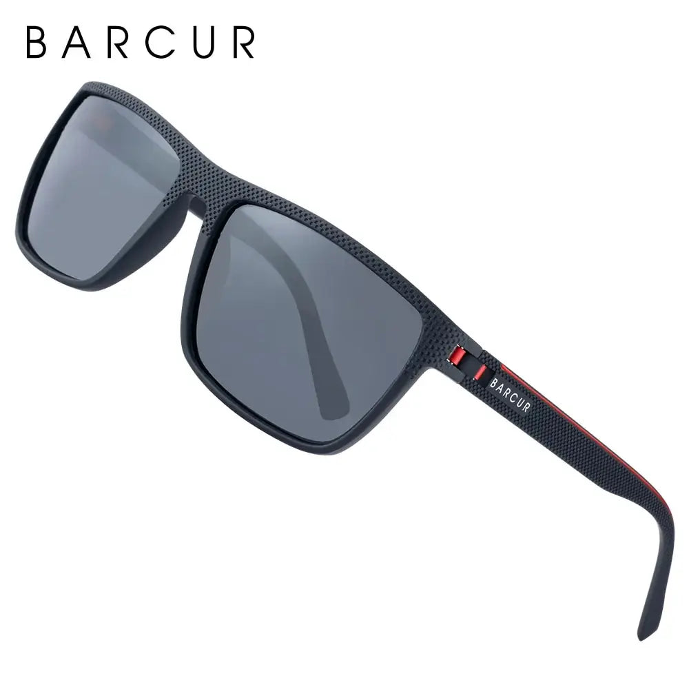 Lunettes de soleil polarisées TR90 sport léger — protection UVAB, homme et femme