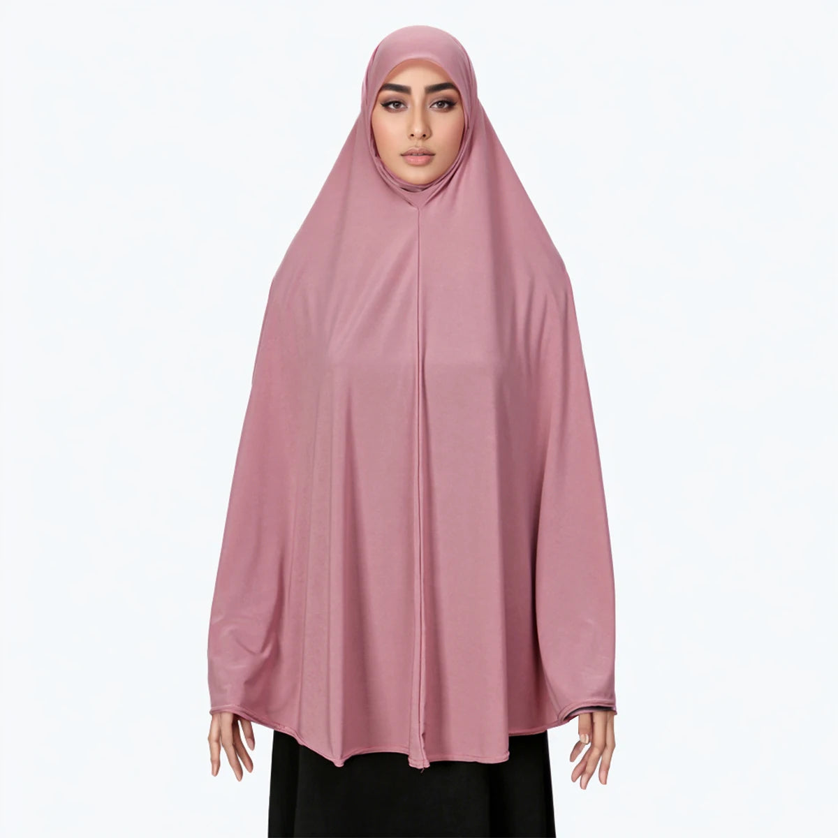 Abayas pour femmes musulmanes, couverture complète, Hijab intérieur en coton de qualité supérieure, Hijab en chanvre, robe de prière du Ramadan