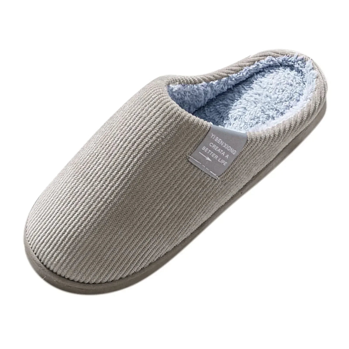 Pantoufles de Maison en Peluche Thermiques — Fond Épais, Antidérapantes, Intérieur Hiver, Unisexe