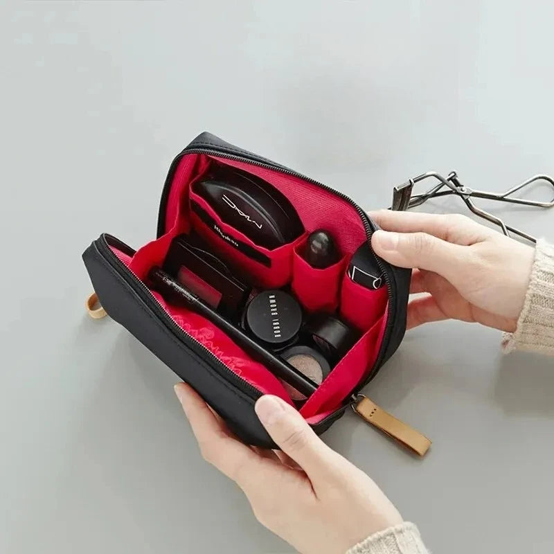 New Women's Toiletry Bag 2026, Solid Color, Korean Style, Makeup Bag, Pouch, Wash Bag, Waterproof Makeup Organizer, Luxury Bag