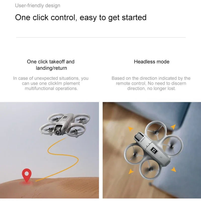 Drone GPS 8K — Double Caméra HD, Évitement Obstacles, Moteur Brushless, Flux Optique