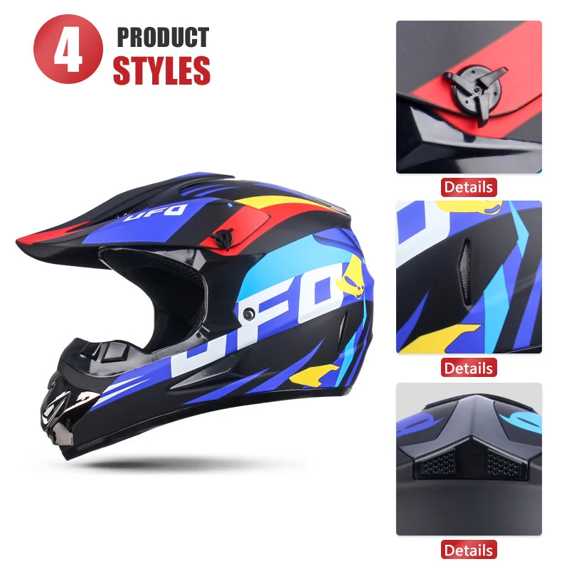 Professional Off-Road Motorcycle Helmet, Cross, Racing, Motocross Helmets, DOT Approved, 2023