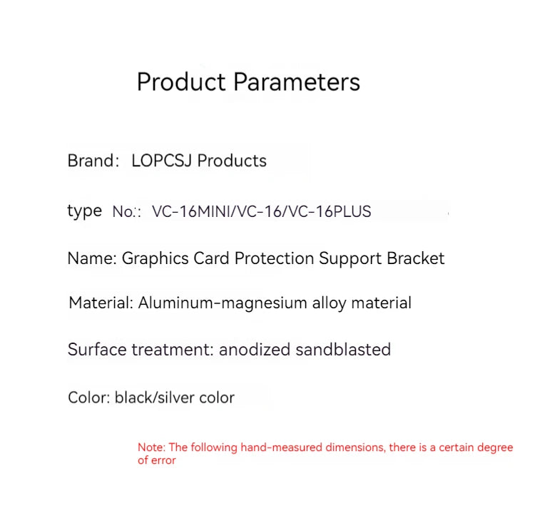 TEUCER VC-16 foulant Carte GPU Titulaire Vertical Télescopique Rotatif Stand Magnétique invite ket Vidéo Porte-Carte