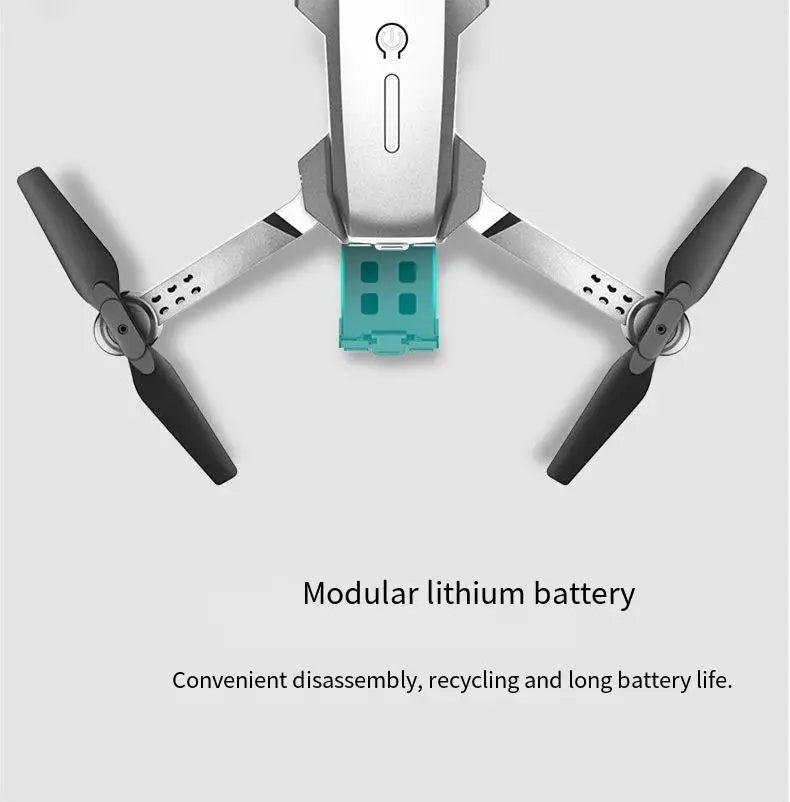New E88 Foldable Drone 4K Dual Camera High Definition Aerial Photography Quadcopter Remote Control Aircraft
