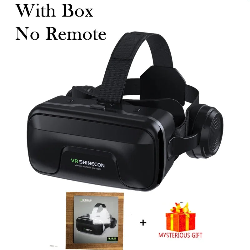 VR Shinecon 10.0 3D Headset Virtual Reality Glasses for Smartphone Smart Phone Goggles Viar Headset Video Game Binoculars