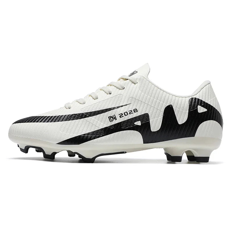 Sxfdneay Chaussures de Football FG Homme Cuir Microfibre Basses — Professionnel, Pelouse EU 31–48