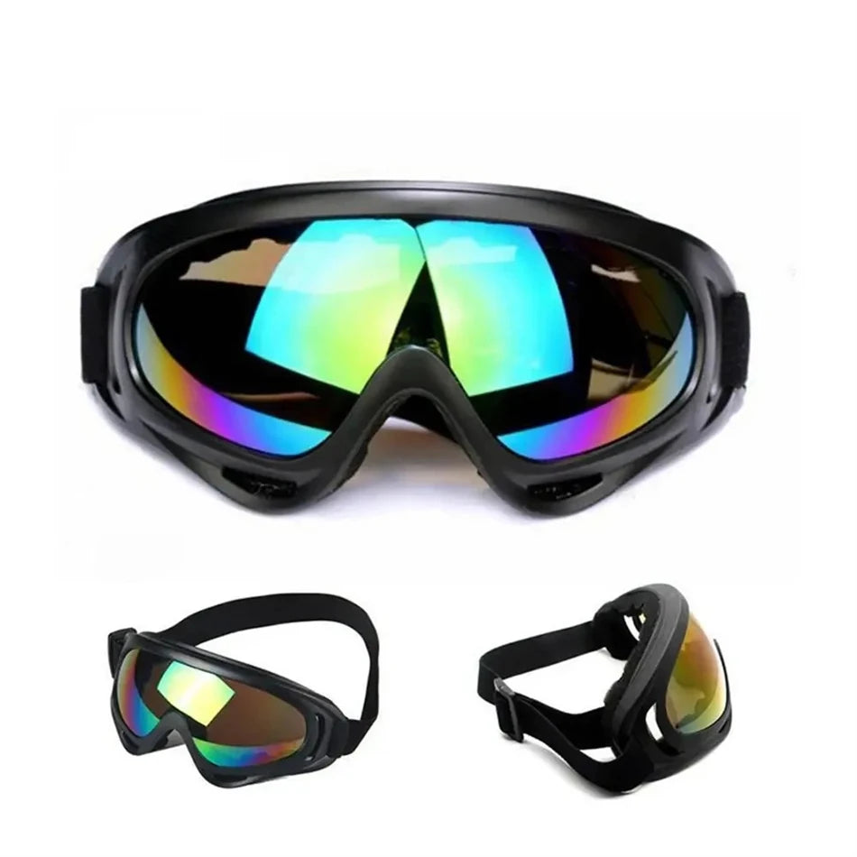 Lunettes de Cyclisme & Motocross — Masque Sport, Ski, Protection UV, Coupe-Vent, Unisexe