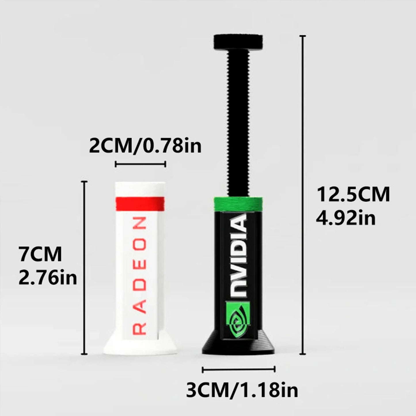 Support de carte graphique réglable anti-affaissement pour ordinateur de bureau, 1/2 pièces, pour cartes graphiques NVIDIA et RADEON