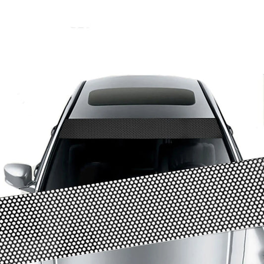 Pegatinas para parasol de coche, película de vinilo 3D para parabrisas delantero de coche, pegatinas decorativas para parasol trasero