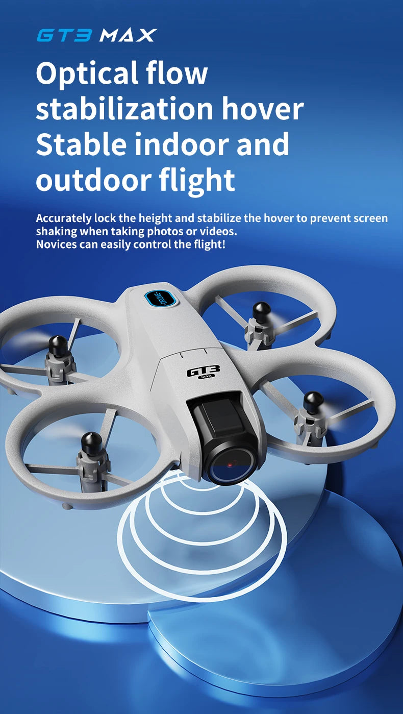 Drone Lenovo Gt3 Max 8k Hd Fotografía Aérea Pantalla Grande Posicionamiento de Flujo Óptico Motor Sin Escobillas Evitación Inteligente de Obstáculos