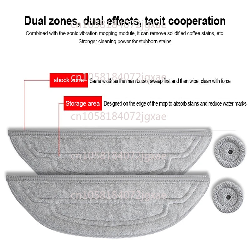 Roborock S8 MaxV Ultra robot aspirador accesorios mopa trapeadores bolsas de vacío cepillo lateral filtro piezas de repuesto reemplazables