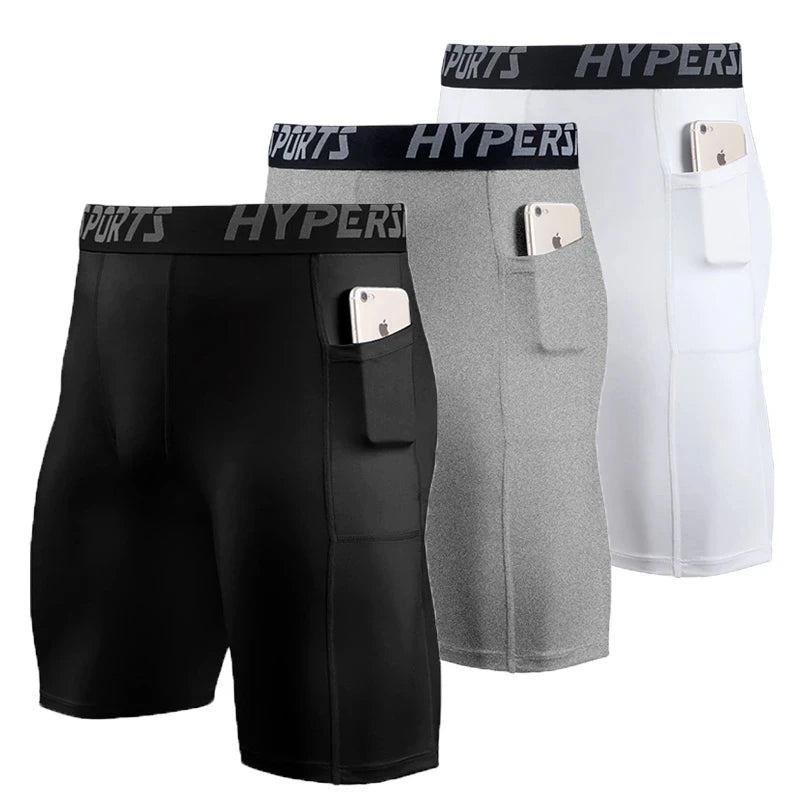 2025 Shorts de Compression hommes vêtements de Sport d'été collants d'entraînement Leggings de Fitness de gymnastique pantalons courts bas de Sport Shorts de course hommes