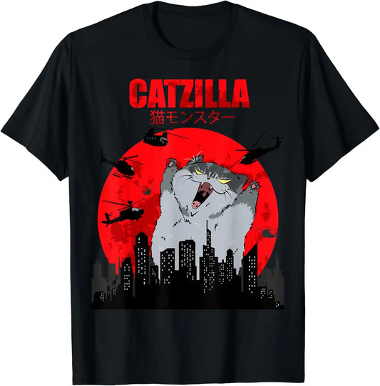 T-shirt graphique chat art japonais — amoureux des chats, vêtements femmes, mode (v2)