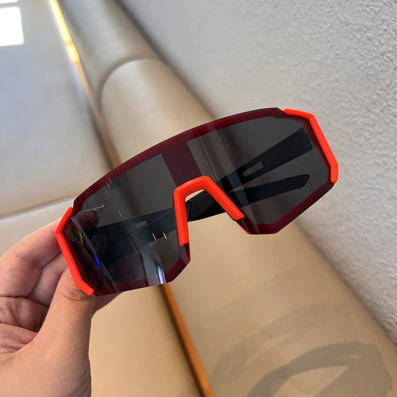 1/2 piezas gafas de sol de ciclismo para mujer UV400, protector antisarena para ojos, gafas de sol deportivas al aire libre, gafas de protección antirradiación, lentes