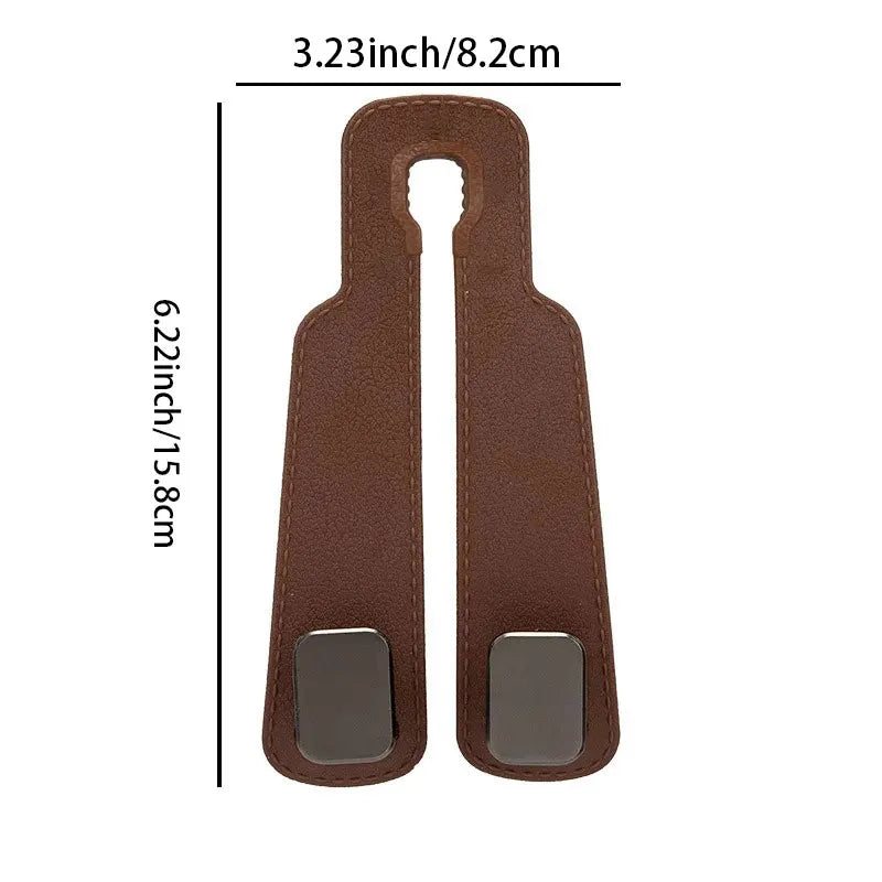 Ganchos para reposacabezas de coche, colgador para bolsos, organizador de respaldo de asiento, clips de sujeción automática, ganchos para coche St