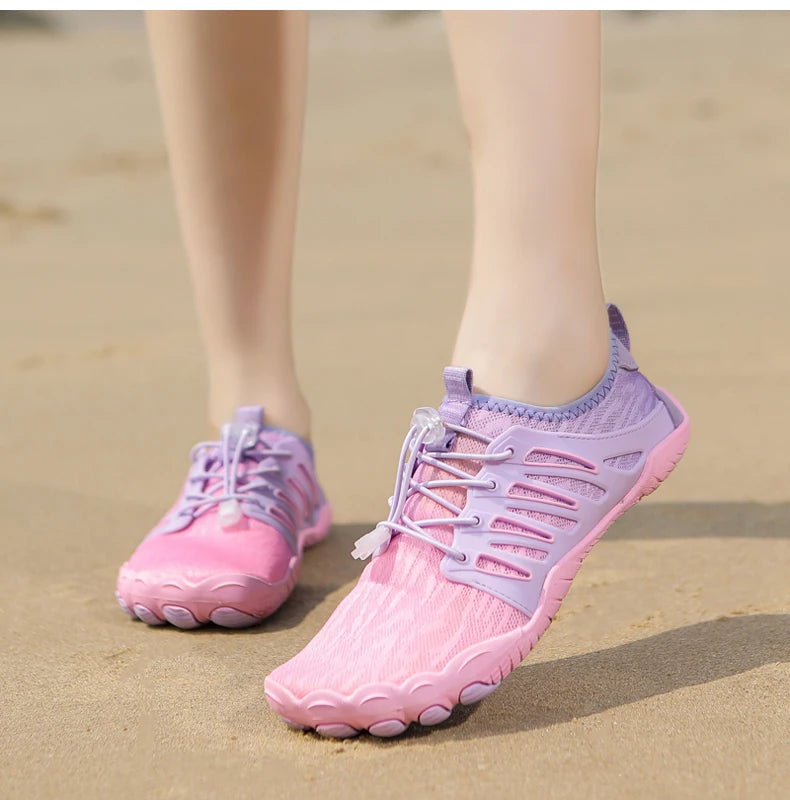 Chaussures d'eau de plage pour hommes et femmes, nu-pieds, natation dans la mer, sports aquatiques