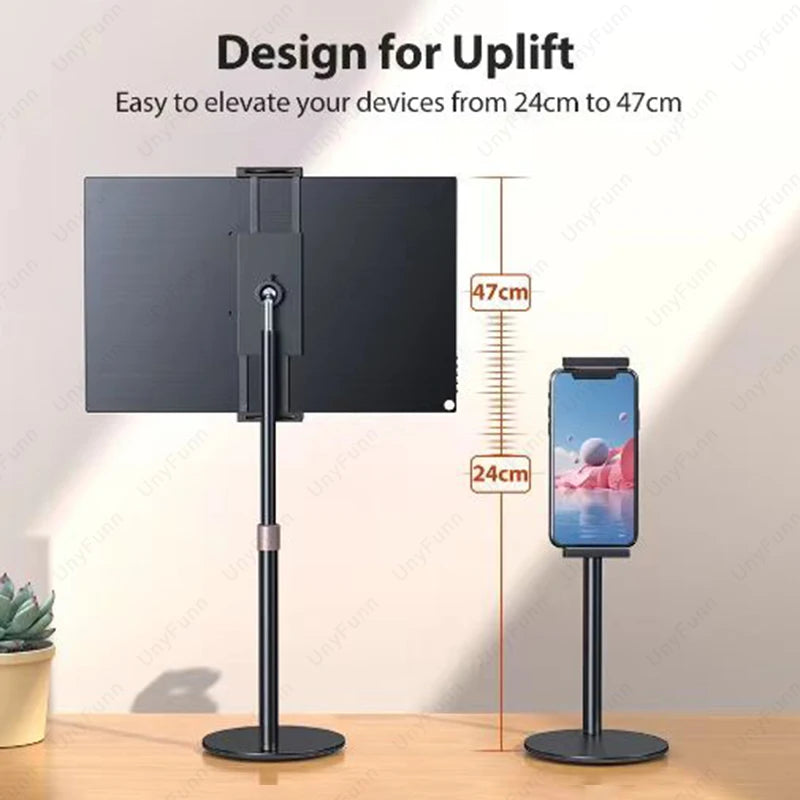 Soporte de monitor portátil Cdisplay Soporte de monitor de escritorio de altura ajustable para soporte de monitor de tableta de teléfono de 4.7 a 17.3 pulgadas