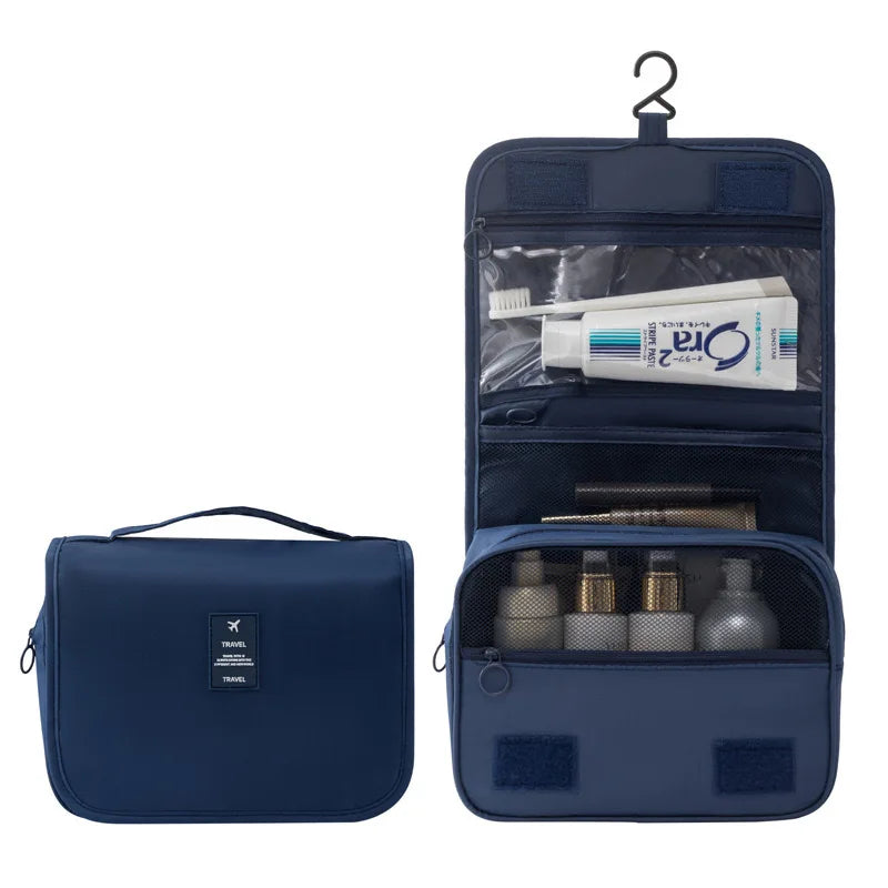 Sac de Maquillage Voyage Double Couche — Multifonctionnel Homme & Femme