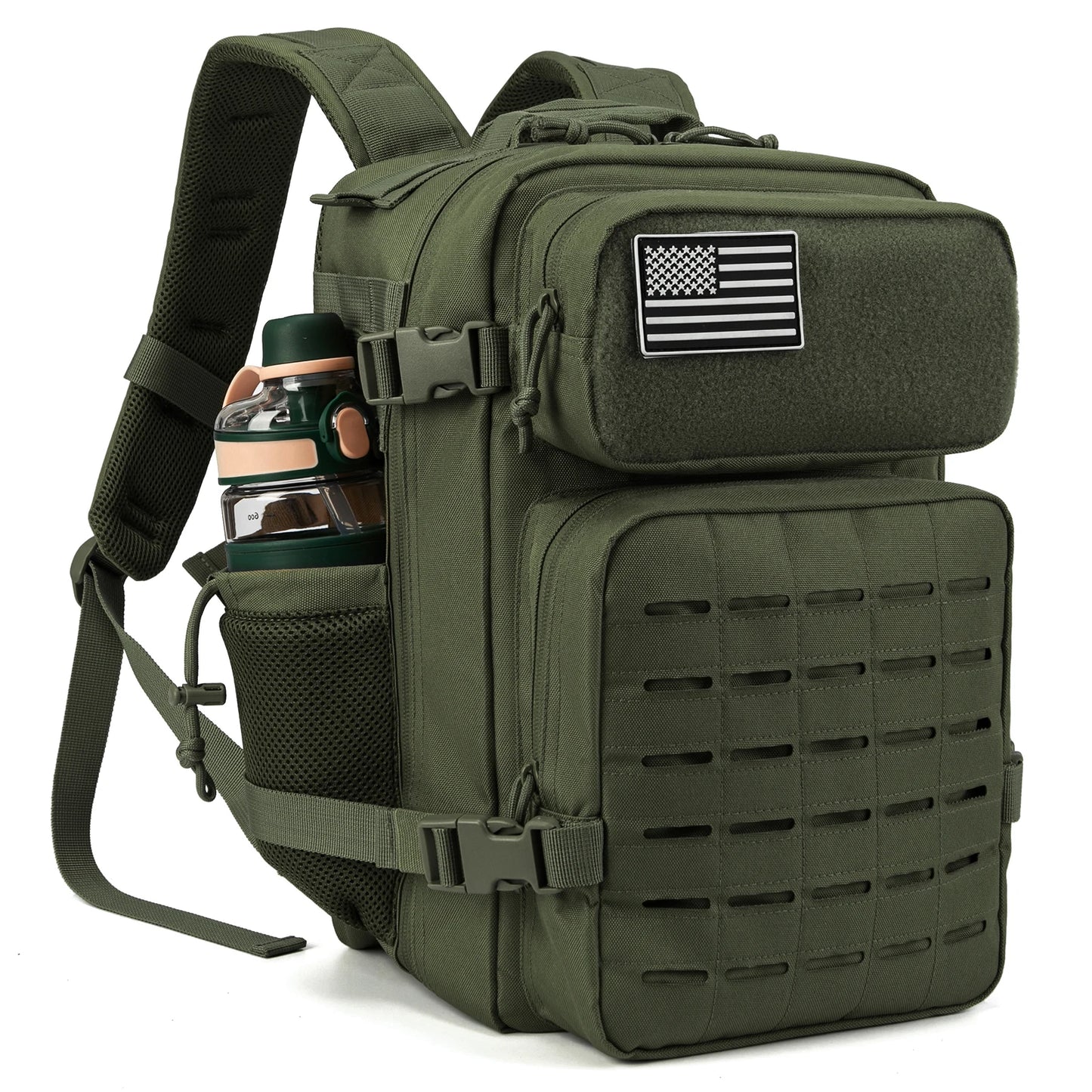 25L sac à dos tactique sac extérieur pour Fitness MOLLE sac à dos GYM pour femmes/hommes EDC randonnée survie sac à dos sorcière porte-bouteille