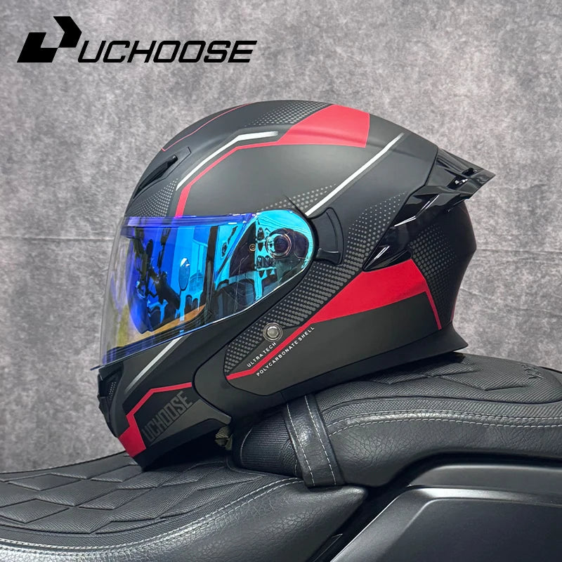 Casque de moto DOT de haute qualité quatre saisons course de Motocross modulaire rabattable hommes femmes casque tout-terrain casque gratuit