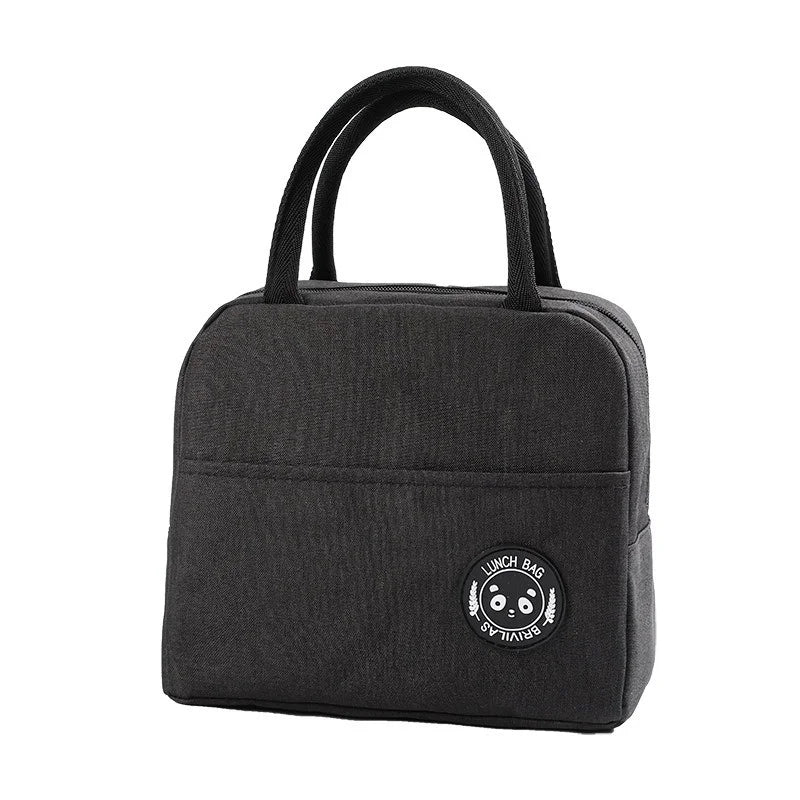 Sac à lunch en toile isotherme portable pour femmes et enfants, motif fonctionnel, glacière, nourriture thermique, sacs de pique-nique