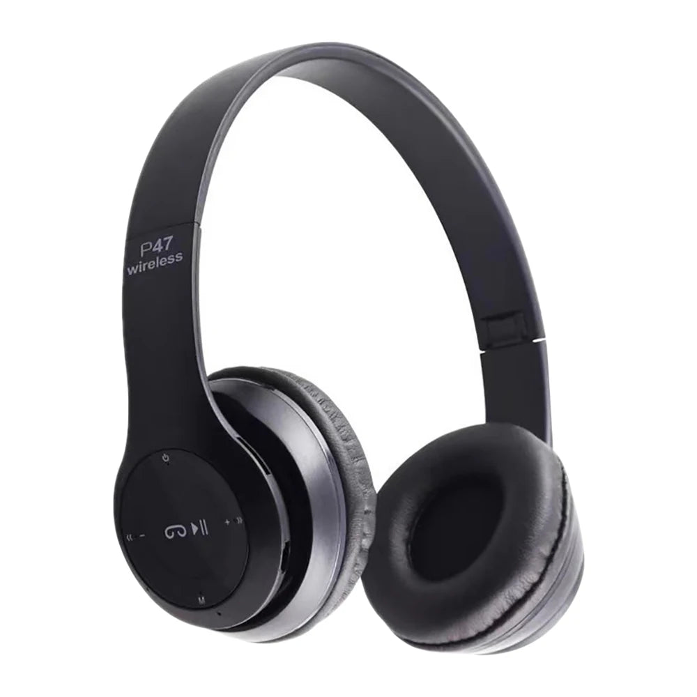Auriculares TWS inalámbricos Bluetooth 5.3 supraaurales estéreo HIFI con cancelación de ruido para deportes y juegos, reproductor de música con micrófono
