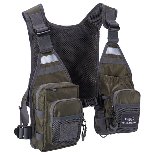 Bassdash-Glaçage de pêche à la mouche ultra léger pour hommes et femmes, sac de poitrine portable, taille unique, FV08