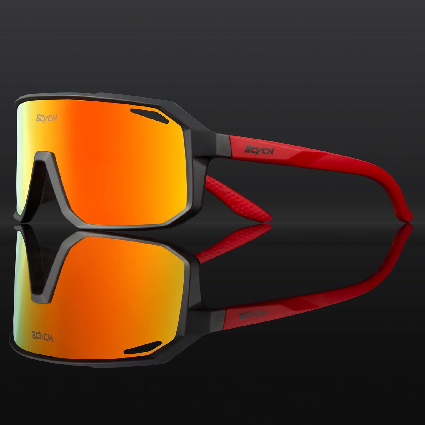 SCVCN Gafas de sol de ciclismo para hombre y mujer, MTB, bicicleta de carretera, gafas de conducción, deportes al aire libre, gafas de correr UV400, gafas de senderismo