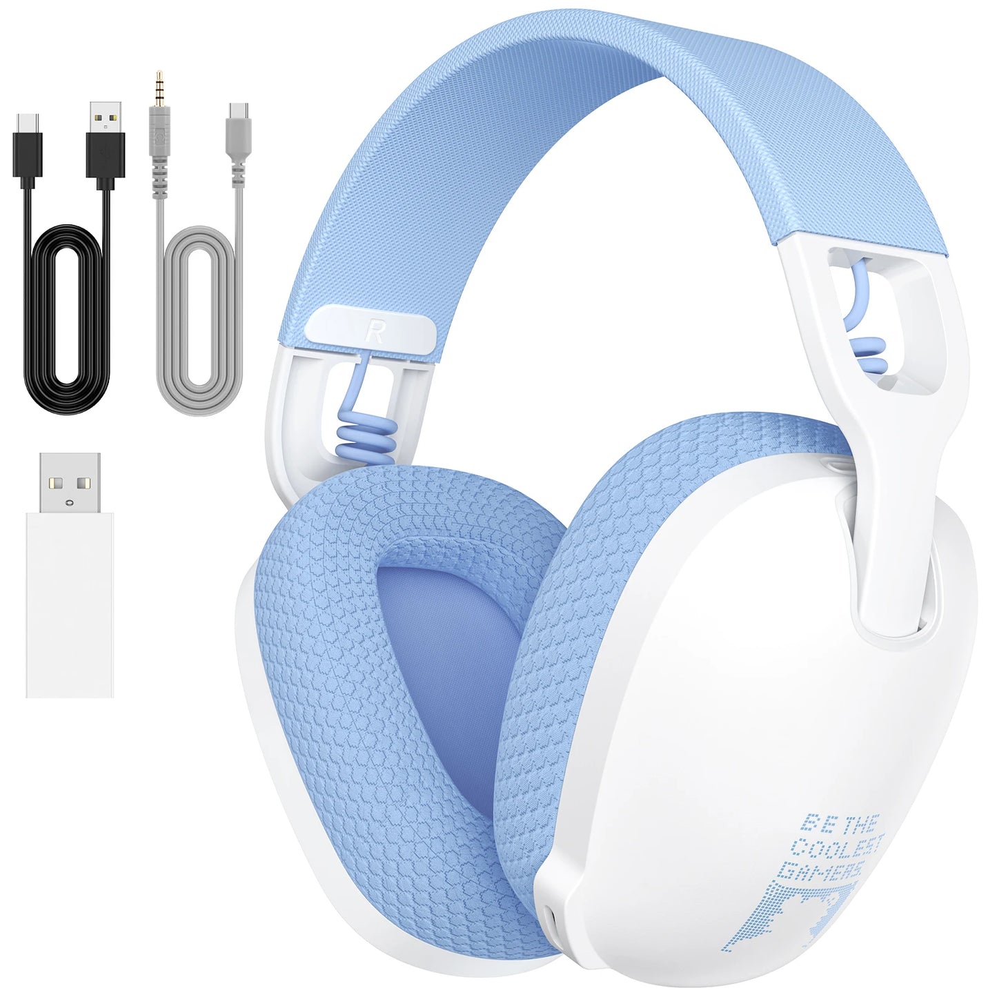 Auriculares inalámbricos para juegos ONIKUMA GT806 de 2,4 GHz, calidad de sonido HiFi para ordenador portátil con micrófono con cancelación de ruido, auriculares para juegos para PC