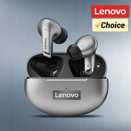 Lenovo LP5 Wireless Bluetooth Stereo HiFi Music Earbuds Waterproof Sport TWS Headset with Mic Headphones New