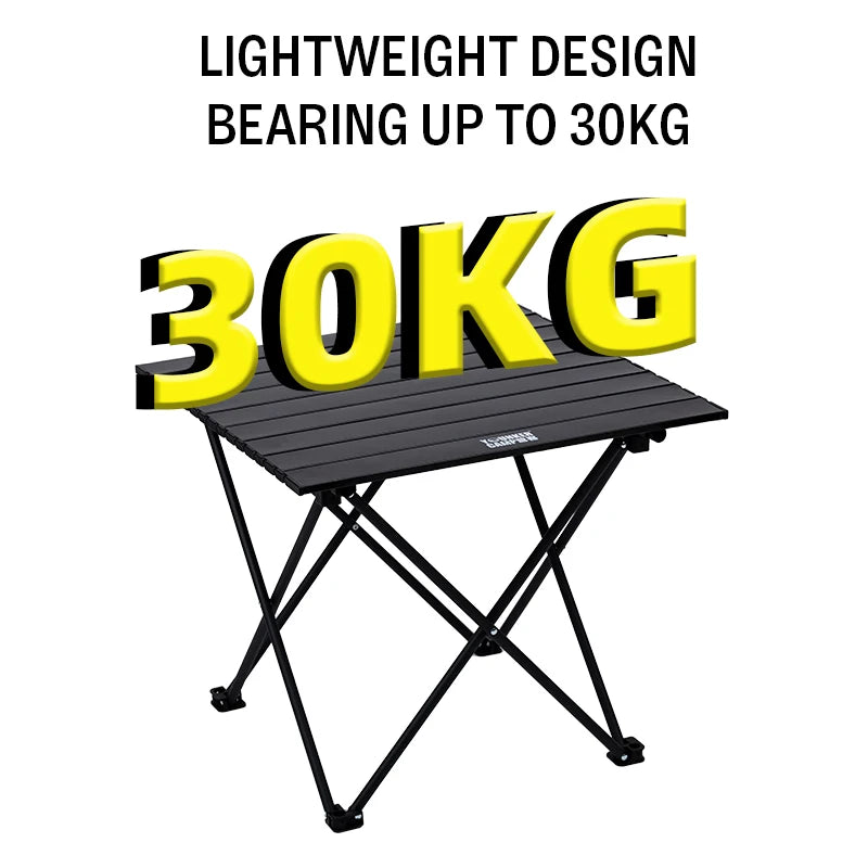 Table pliante d'extérieur, légère et Portable, pour Camping pique-nique, rouleau d'œufs, voyage sur route, petite Table ultralégère en alliage d'aluminium