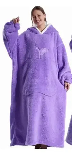 Men's and Women's Extra Long Lace-Up Hooded, Long Sleeved, Untied, Wearable