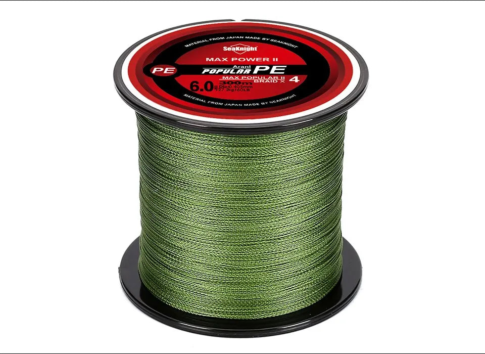 SeaKnight TriPoseidon Série 4 Brins Multifilament Ligne De Pêche 300M PE Ligne Tressée Lisse Carpe Pêche 15lb 20lb 25lb 30lb
