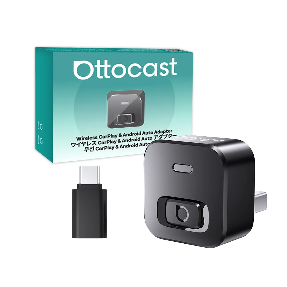 Adaptateur CarPlay Sans Fil Caméra Bébé — 1080P 150° Vision Nocturne Grand Angle