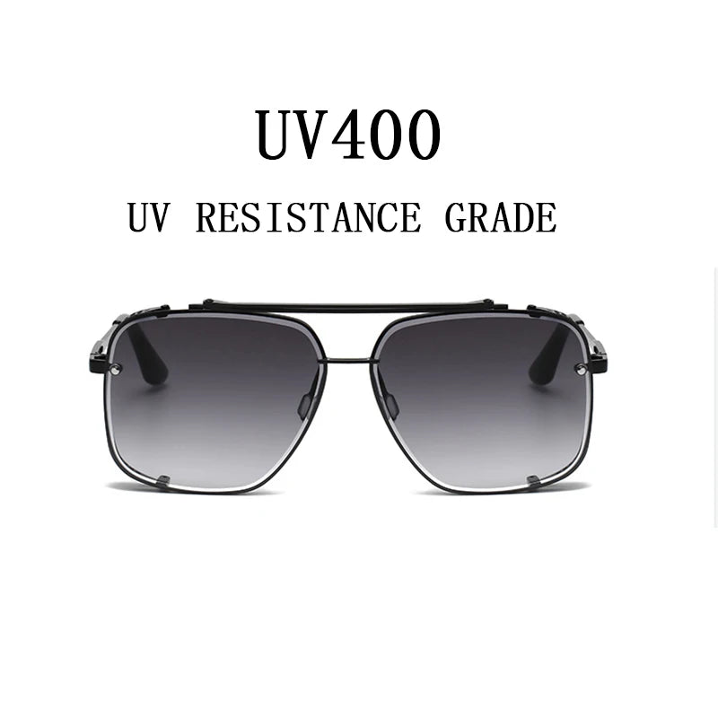 Lunettes de soleil Steampunk vintage pour hommes — punk, surdimensionné, femmes, rétro, carré