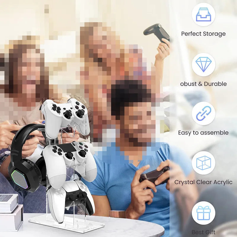 Accesorios de juego para controladores de Playstation 5 4 3 2 PS5 PS4 PS3 Dualsense Dualshock Switch Pro Xbox Soporte de control Soporte de juego