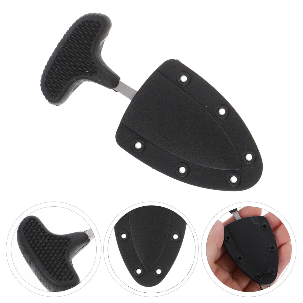 Coupe-collier multifonctionnel, coupe-câble de Camping en plein air, couteaux portables, couteau de collier suspendu, couteau de Camping Portable 1/2 pièces