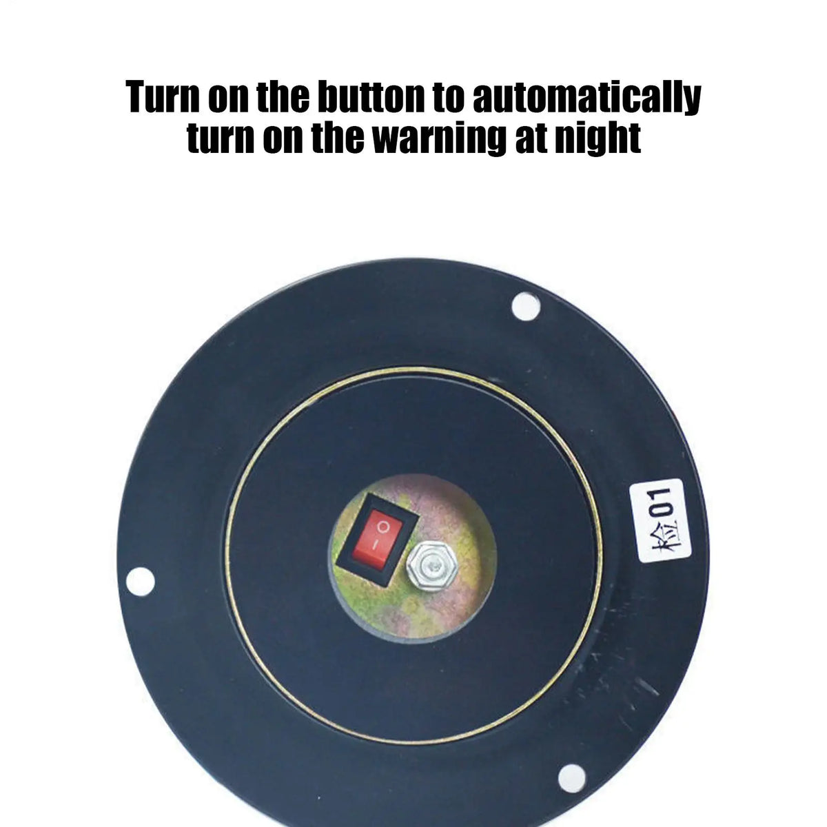 Lampe de poche d'avertissement de nuit LED solaire étanche Flash plafond lumière stroboscopique trafic route balise toit de voiture clignotant lumière de secours