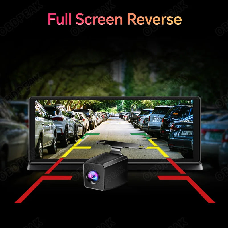 K2 Pro Wireless Car Dash Cam, 4K DVR Carplay Android Auto AI Screen, Len Video Recorder for Tourists, GPS Navigation, Prada Dashboard, 11.3 Inches